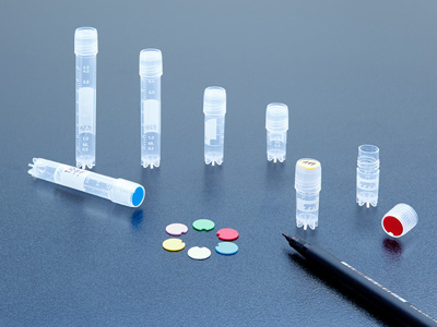 Cap inserts for cryo tubes / colour assorted, 7800 pieces | Techno Plastic Products